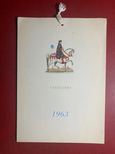 Cavalieri calendario - (x15),