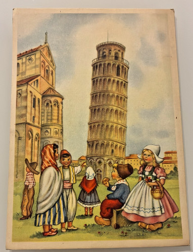 Cartolina antica pisa - antica,